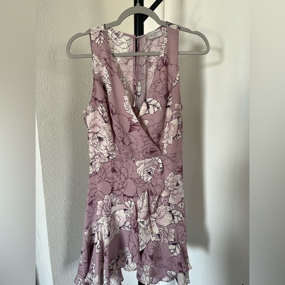 Dress Forum Dresses & Skirts - Dress Forum Lavender Sleeveless V-neck Wrap Dress